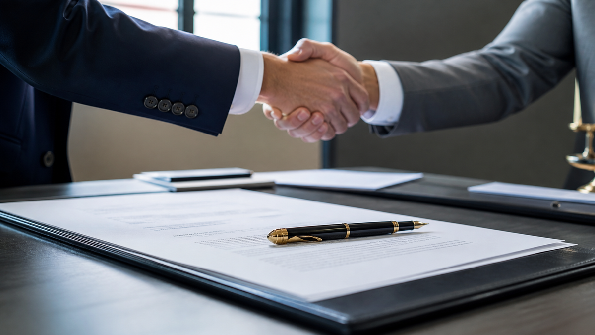 Image éditoriale illustrant : Clause rupture contrat agent commercial : ce qu’il faut vérifier