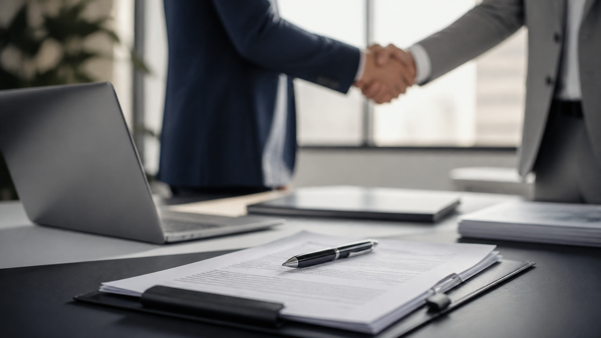 Image éditoriale illustrant : Contrat d’appui agent commercial : les clauses vraiment importantes